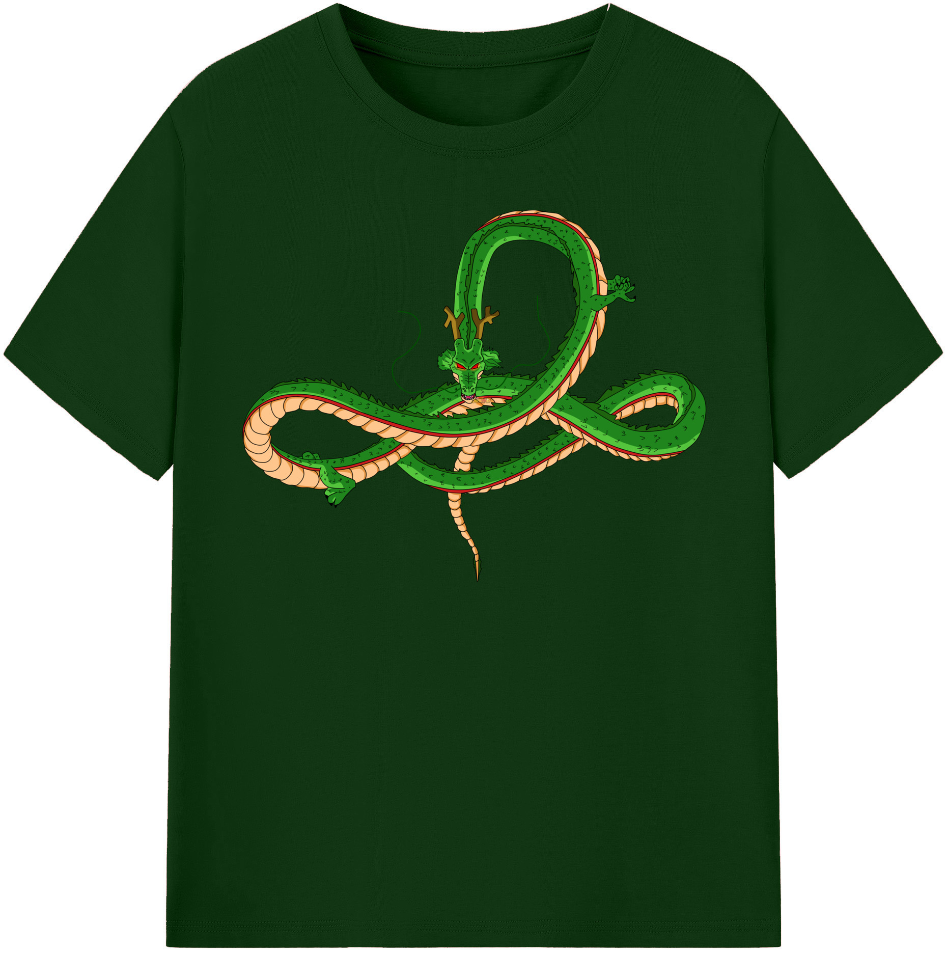 （画像用） ドラゴンボール 神龍 シェンロン DRAGON BALL Shenron 綿100％半袖Tシャツ（フロントプリント）